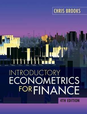 Introductory Econometrics for Finance - Chris Brooks - Libro Cambridge University Press | Libraccio.it