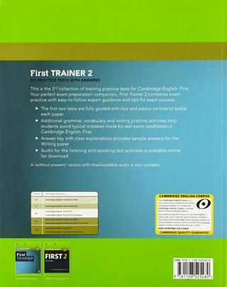 B2 First trainer. Student's book with Answers. Con espansione online. Con File audio per il download. Vol. 2 - Peter May - Libro Cambridge 2018, Trainer | Libraccio.it