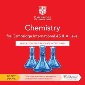 Cambridge International As and A Level Chemistry. Con e-book: Teachers resource - Roger Norris, Ryan Lawrie, Mike Wooster - Libro Cambridge 2021 | Libraccio.it