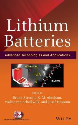 Lithium Batteries  - Libro John Wiley & Sons Inc, The ECS Series of Texts and Monographs | Libraccio.it