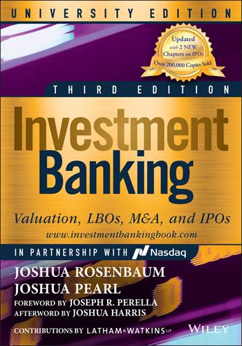 Investment Banking - Joshua Rosenbaum, Joshua Pearl - Libro John Wiley & Sons Inc, Wiley Finance | Libraccio.it