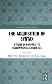 The Acquisition of Syntax
