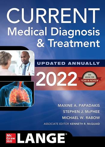 Current medical diagnosis & treatment - Maxine A. Papadakis, Stephen J. McPhee, Michael W. Rabow - Libro McGraw-Hill Education 2021, Medicina | Libraccio.it