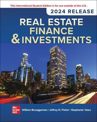 Real Estate Finance & Investments: 2024 Release ISE - William Brueggeman, Jeffrey Fisher - Libro McGraw-Hill Education | Libraccio.it
