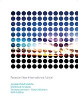 Applied Multivariate Statistical Analysis - Richard Johnson, Dean Wichern - Libro Pearson 2013, Humanities and social sciences | Libraccio.it