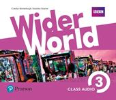 WIDER WORLD 3 CLASS AUDIO CDS