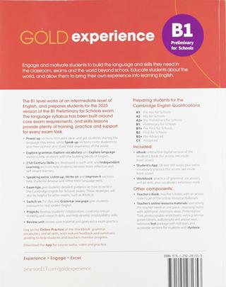 Gold experience. B1. Student's book-Workbook. Con e-book. Con espansione online  - Libro Pearson Longman 2018 | Libraccio.it