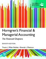 Horngren's Financial & Managerial Accounting, The Financial Chapters, Global Edition - Tracie Miller-Nobles, Brenda Mattison, Ella Mae Matsumura - Libro Pearson Education Limited | Libraccio.it