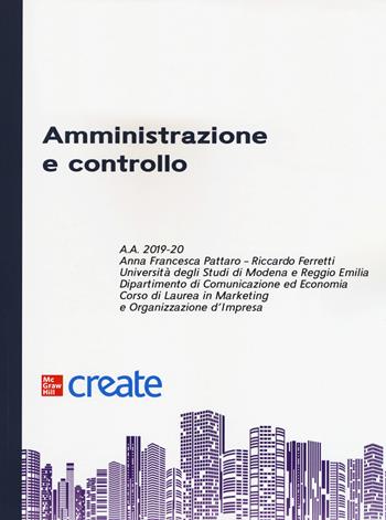 Amministrazione e controllo - Riccardo Ferretti - Libro McGraw-Hill Education 2019, Create | Libraccio.it