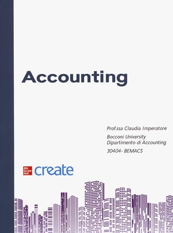 Accounting. Con Connect  - Libro McGraw-Hill Education 2020, Create | Libraccio.it