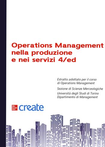 Operations management  - Libro McGraw-Hill Education 2020, Scienze | Libraccio.it