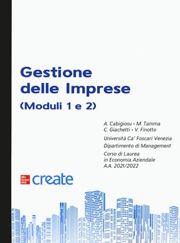 Gestione delle imprese  - Libro McGraw-Hill Education 2021, Economia e discipline aziendali | Libraccio.it
