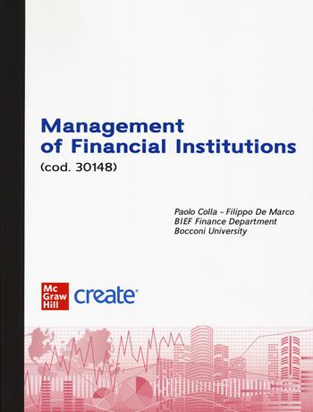 Management of financial institutions  - Libro McGraw-Hill Education 2024, Economia e discipline aziendali | Libraccio.it