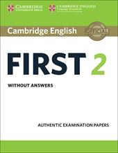 B2 First. Cambridge English First. Student's book without Answers. Vol. 2