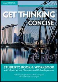 GET THINKING CONCISE - PUCHTA HERBERT, STRANKS JEFF, LEWIS-JONES PETER | Libraccio.it