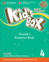 Kid's box. Level 4. Teacher's resource book. British English. Per la Scuola elementare. Con File audio per il download