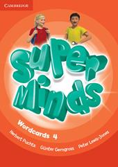 Super minds. Level 4. Wordcards (pack of 89).