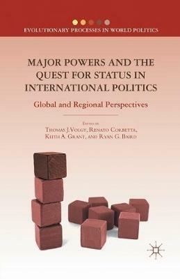 Major Powers and the Quest for Status in International Politics  - Libro Palgrave Macmillan, Evolutionary Processes in World Politics | Libraccio.it