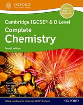 Cambridge IGCSE and O level complete chemistry. Student's book. Con espansione online