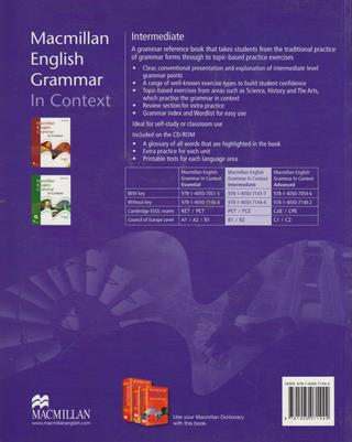 Macmillan english grammar in context. Intermediate. Student's book. Without key. Con CD-ROM - Michael Vince, Simon Clarke - Libro Macmillan 2008 | Libraccio.it