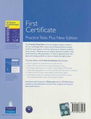 FCE practice test plus. Student's book. With key. Con CD-ROM - Nick Kenny, Lucrecia Luque Mortimer - Libro Pearson Longman 2008 | Libraccio.it