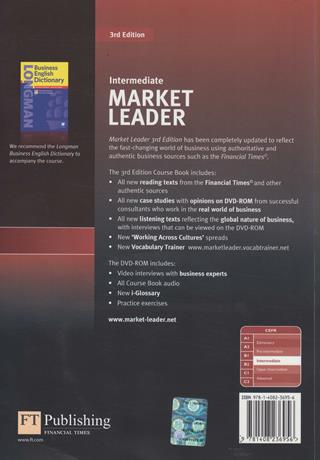Market Leader. Intermediate. Coursebook. Con DVD-ROM - David Falvey, Simon Kent - Libro Pearson Longman 2010, Market Leader | Libraccio.it