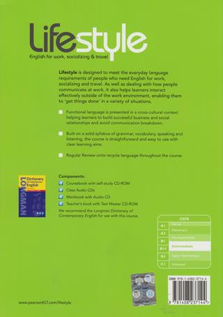 Lifestyle. Intermediate. Course book. Per le Scuole superiori pack. Con CD-ROM  - Libro Pearson Longman 2010 | Libraccio.it