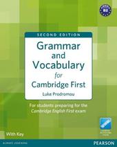 Grammar & vocabulary for Cambridge first. Student's book. With key. Con CD Audio. Con espansione online