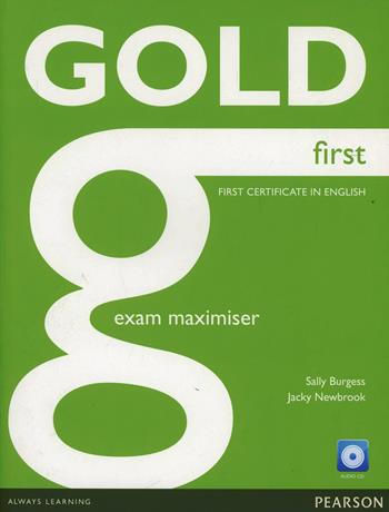 Gold first. Maximiser. Without key. Con CD Audio  - Libro Pearson Longman 2012 | Libraccio.it