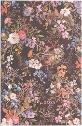 Agenda Paperblanks, 2025 Floralia, 12 Mesi, verso, Maxi, 13,5 x 21 cm