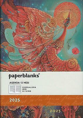 Agenda Paperblanks, 2025 Uccello di Fuoco, 12 Mesi Flexis, Giornaliera, Midi, 12 x 17,5 cm  Paperblanks 2024 | Libraccio.it