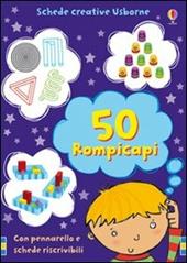 Cinquanta rompicapi. Ediz. illustrata. Con pennarello
