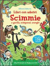 Scimmie. Con adesivi. Ediz. illustrata - Jessica Greenwell, Felicity Brooks, Rebecca Finn - Libro Usborne 2013 | Libraccio.it