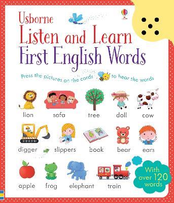 Listen and learn first english words - Sam Taplin - Libro Usborne 2015 | Libraccio.it