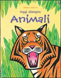 Animali. Oggi disegno. Ediz. illustrata - Leonie Pratt, Louie Stowell - Libro Usborne 2015 | Libraccio.it