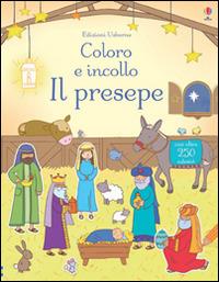 Il presepe. Con adesivi. Ediz. illustrata - Felicity Brooks, Sam Meredith, Kay Widdowson - Libro Usborne 2015, Libri da colorare | Libraccio.it