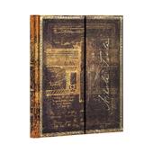 Taccuino Paperblanks Ultra a righe Tesla, Bozzetto di una turbina - 18x23