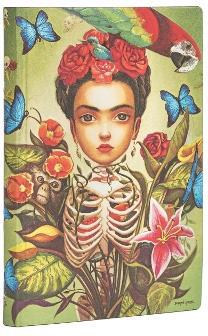 Taccuino Paperblanks copertina morbida Mini a righe Frida Kahlo - 95 &#215; 14 cm  Paperblanks 2021 | Libraccio.it