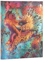 Taccuino Paperblanks, Collezione Android Jones, Drago Infuocato, Ultra, A righe - 18 x 23 cm  Paperblanks 2022 | Libraccio.it