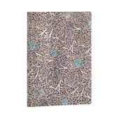 Taccuino Flexi Paperblanks, Mosaico Moresco, Turchese Granada, Midi, A righe - 13 x 18 cm