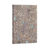 Taccuino Flexi Paperblanks, Mosaico Moresco, Turchese Granada, Mini, A righe - 9,5 x 14 cm