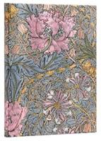 Paperblanks Taccuino copertina rigida, Ultra, Bianco, William Morris, Caprifoglio Rosa - 18 x 23 cm  Paperblanks 2023 | Libraccio.it