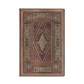 Paperblanks Taccuino flexi a copertina morbida, Mini, Righe, Biblioteca di Shakespeare, First Folio - 9,5 x 14 cm
