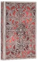 Paperblanks Taccuino flexi a copertina morbida, Mini, Righe, Collezione Filigrana&#160;d'Argento, Granato - 9,5 x 14 cm  Paperblanks 2023 | Libraccio.it
