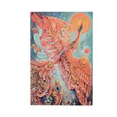 Diario taccuino a copertina rigida Paperblanks, Righe, Uccello di Fuoco, Mini, Uccelli della Felicit&#224;, 9 x 14 cm