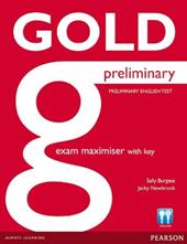 Gold preliminary exam maximiser with key. Con espansione online