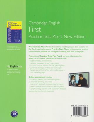 Cambridge first. Practice tests plus. Student's book. With key. Con espansione online - Lucrecia Luque-Mortimer, Lucrecia Luque Mortimer - Libro Pearson Longman 2014, Practice Tests Plus | Libraccio.it
