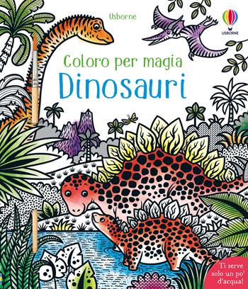 Dinosauri. Ediz. a colori. Con pennello - Lucy Bowman - Libro Usborne 2017, Coloro per magia | Libraccio.it