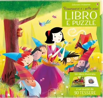 Biancaneve e i sette nani. Ediz. a colori. Con puzzle - Lesley Sims - Libro Usborne 2017, Libro e puzzle | Libraccio.it