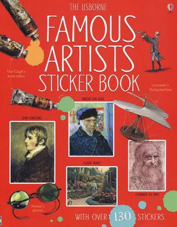 Famous artists sticker book - Megan Cullis - Libro Usborne 2019 | Libraccio.it